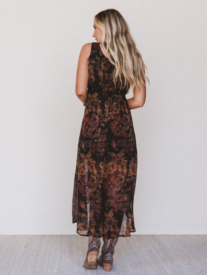 Jocelyn Wrap Dress  - Black